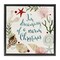 Stupell Industries Dreaming of Warm Christmas Phrase Framed Floater Canvas Wall Art